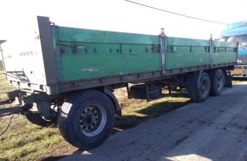 на фото: Прицеп грузовой трехосный Kassbohrer D15,б/у, 1990г. - Белгород
